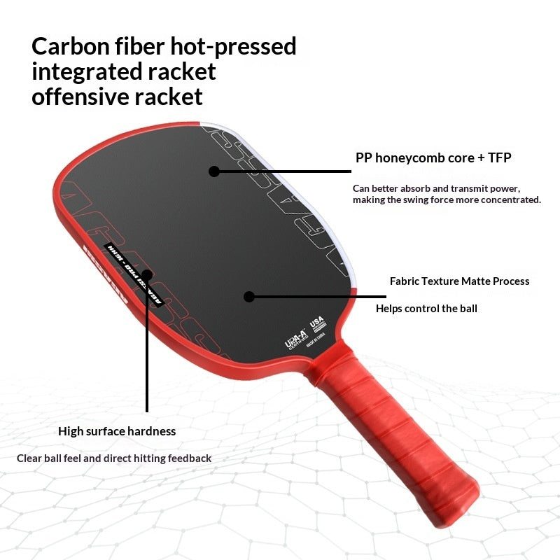 Carbon Fiber Pickleball Paddle – Power & Control Series