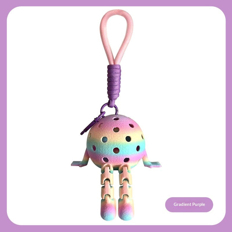 Pickleball Ball Keychain – Lightweight Durable Accessory