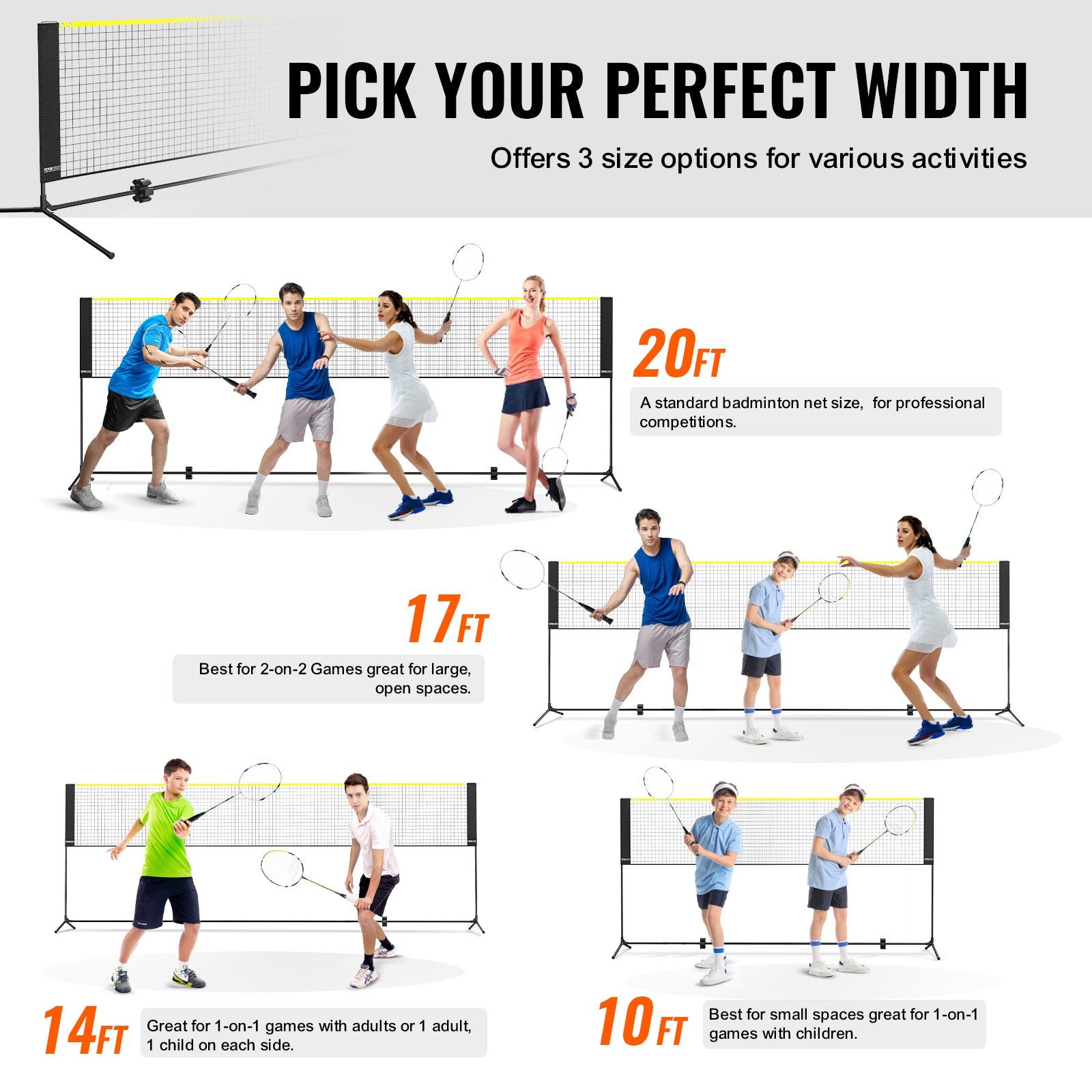 Portable Pickleball Net – Adjustable Height & Easy Setup