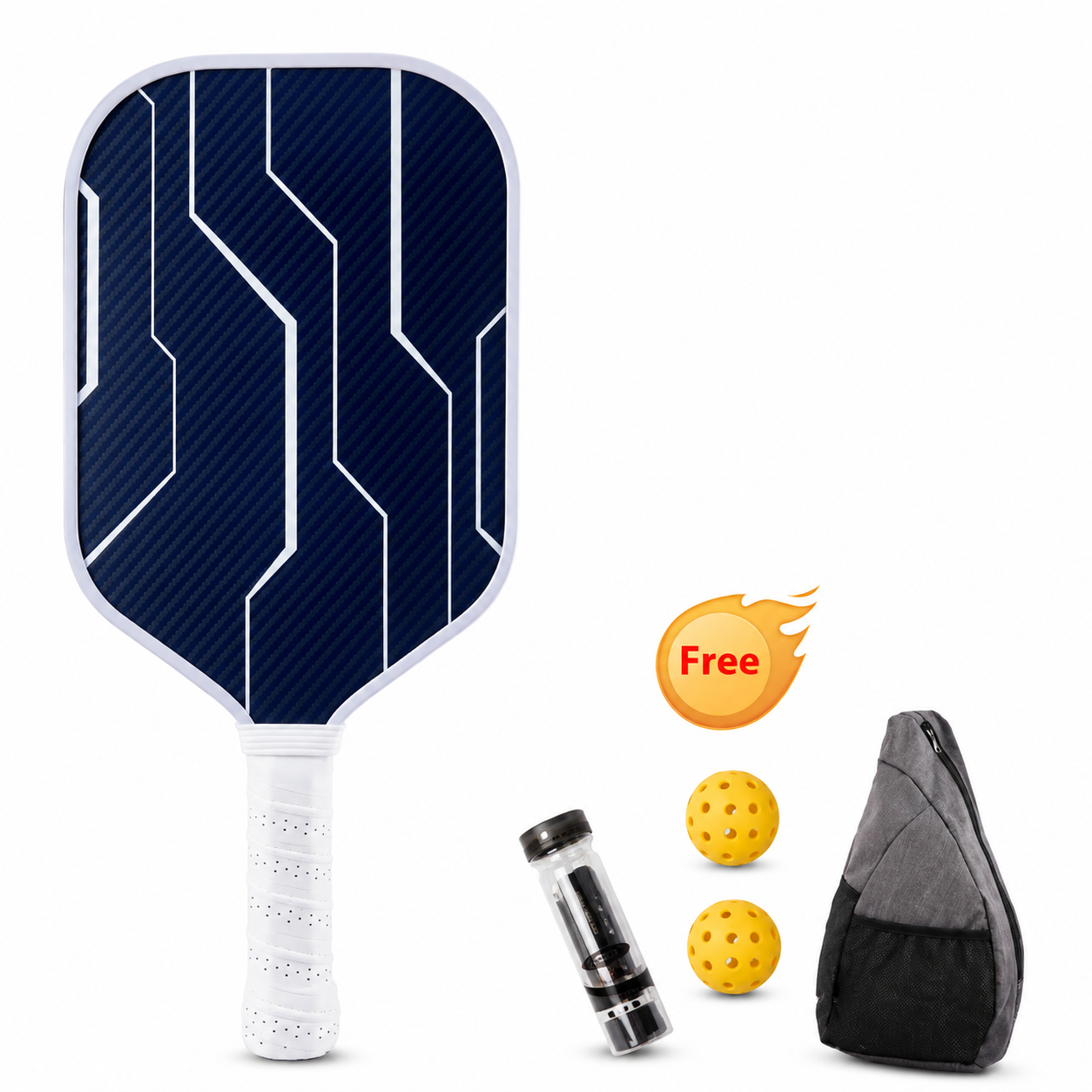 Kevlar Carbon Fiber Pickleball Paddle – Pro Performance Series (16mm)