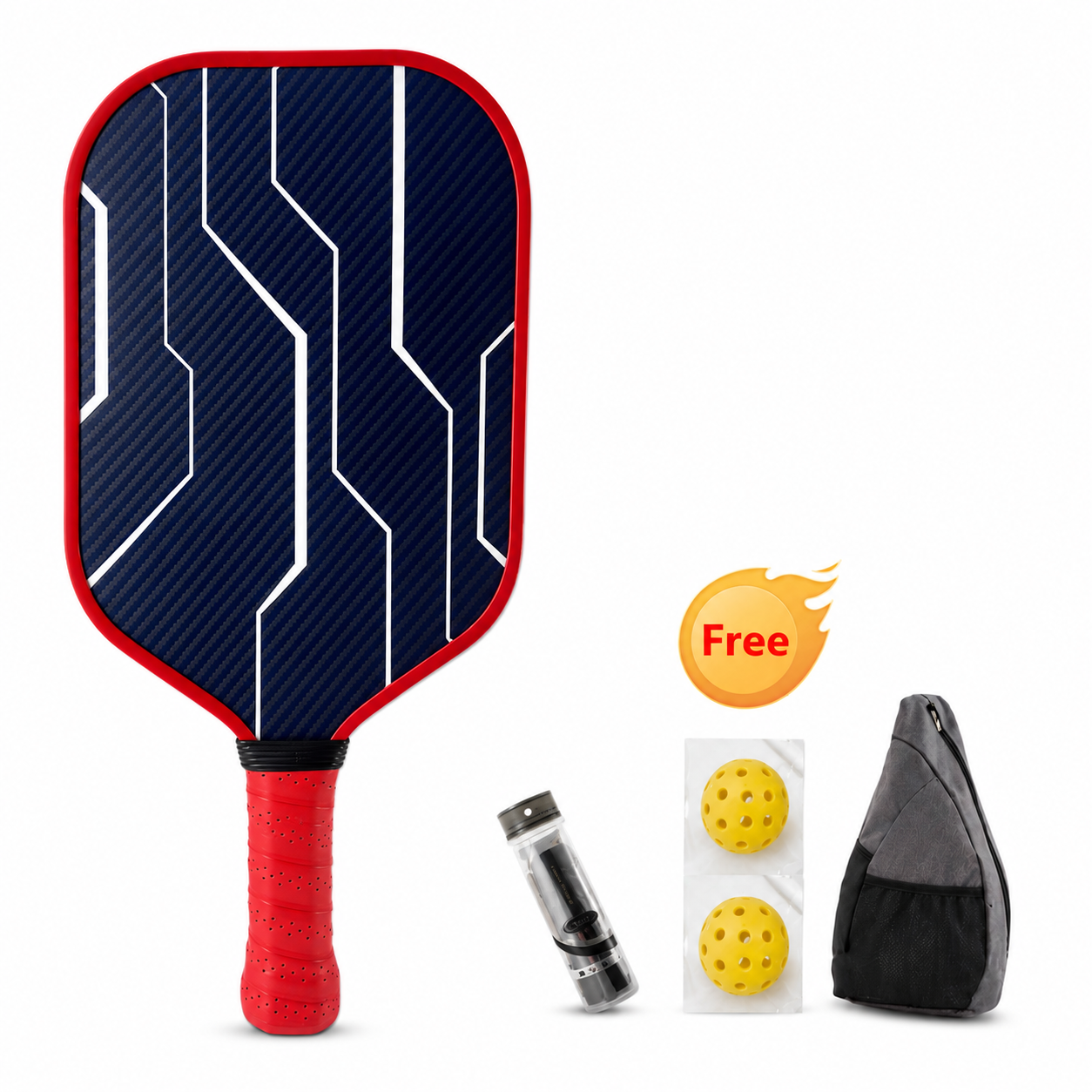 Kevlar Carbon Fiber Pickleball Paddle – Pro Performance Series (16mm)