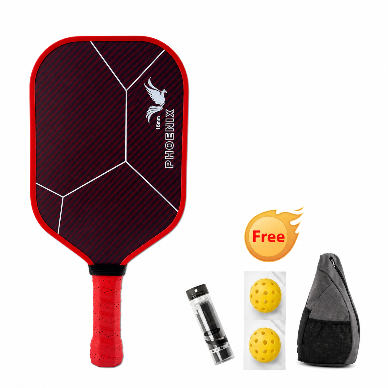 Kevlar Carbon Fiber Pickleball Paddle – Pro Performance Series (16mm)