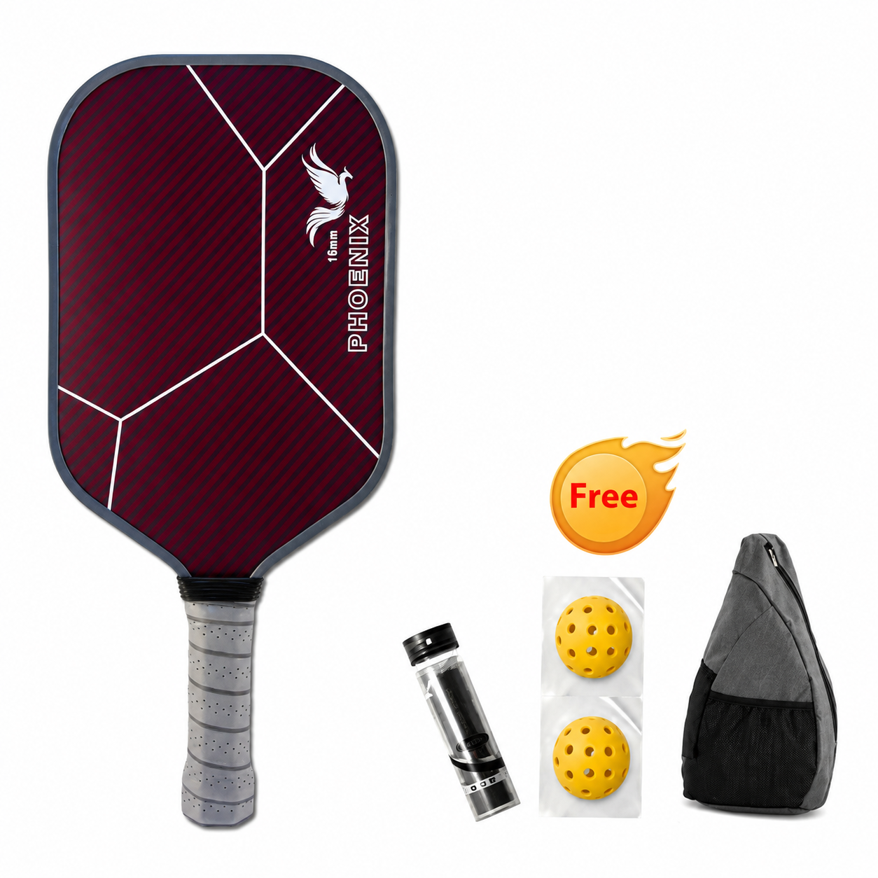 Kevlar Carbon Fiber Pickleball Paddle – Pro Performance Series (16mm)