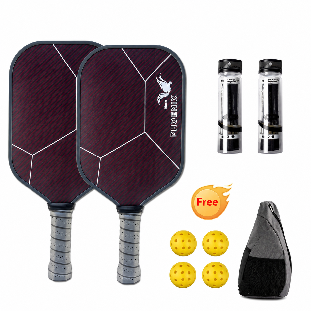 Kevlar Carbon Fiber Pickleball Paddle – Pro Performance Series (16mm)