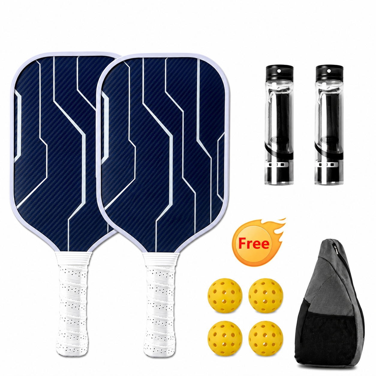Kevlar Carbon Fiber Pickleball Paddle – Pro Performance Series (16mm)