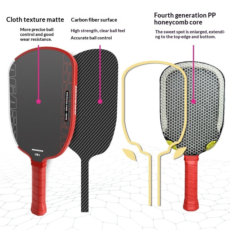Carbon Fiber Pickleball Paddle – Power & Control Series