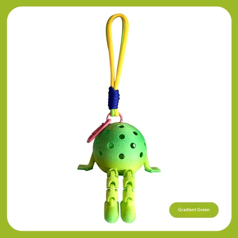Pickleball Ball Keychain – Lightweight Durable Accessory